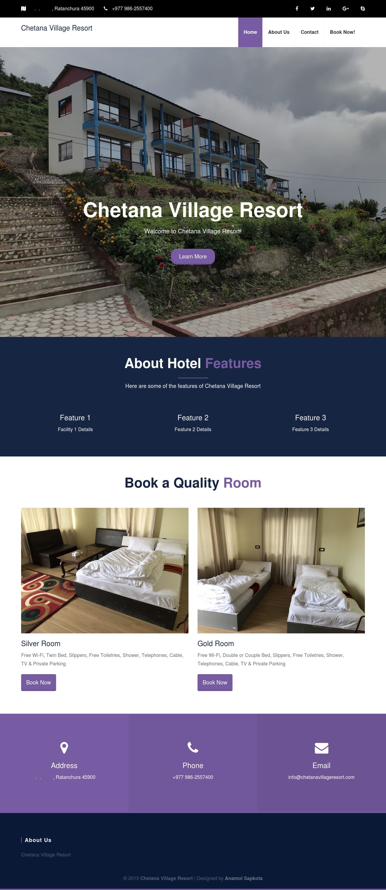 Chetana Village Resort - Project by Anamol Sapkota